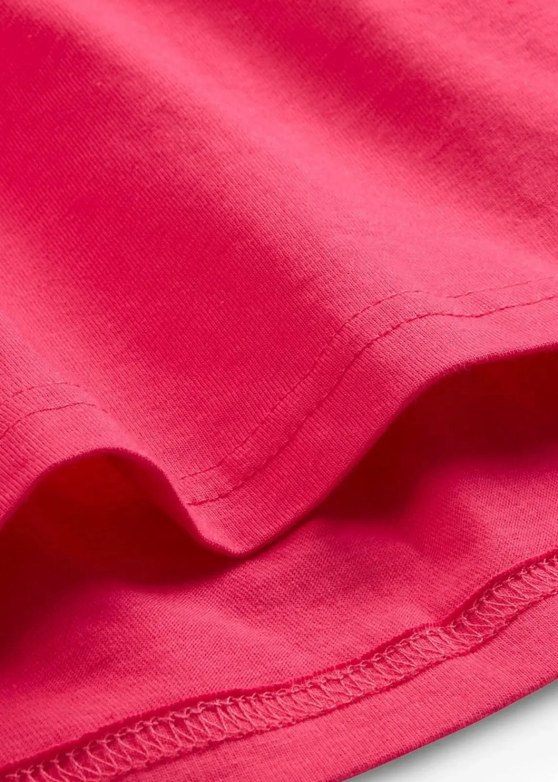 bonprix Shirts & Tops|Basics^Rundhals-Shirt (5er-Pack) hibiskuspink + hellgrau meliert + weiß + dunkelblau + schwarz