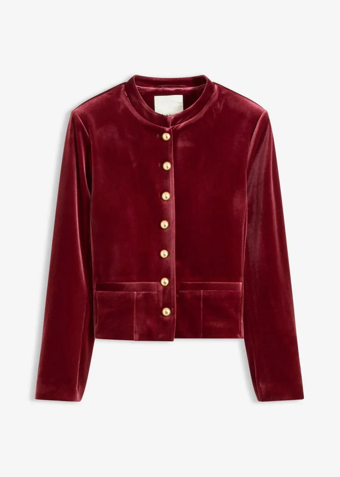 bonprix Bekleidung·Hosen|Jacken & Mäntel^Samtjacke rubinrot