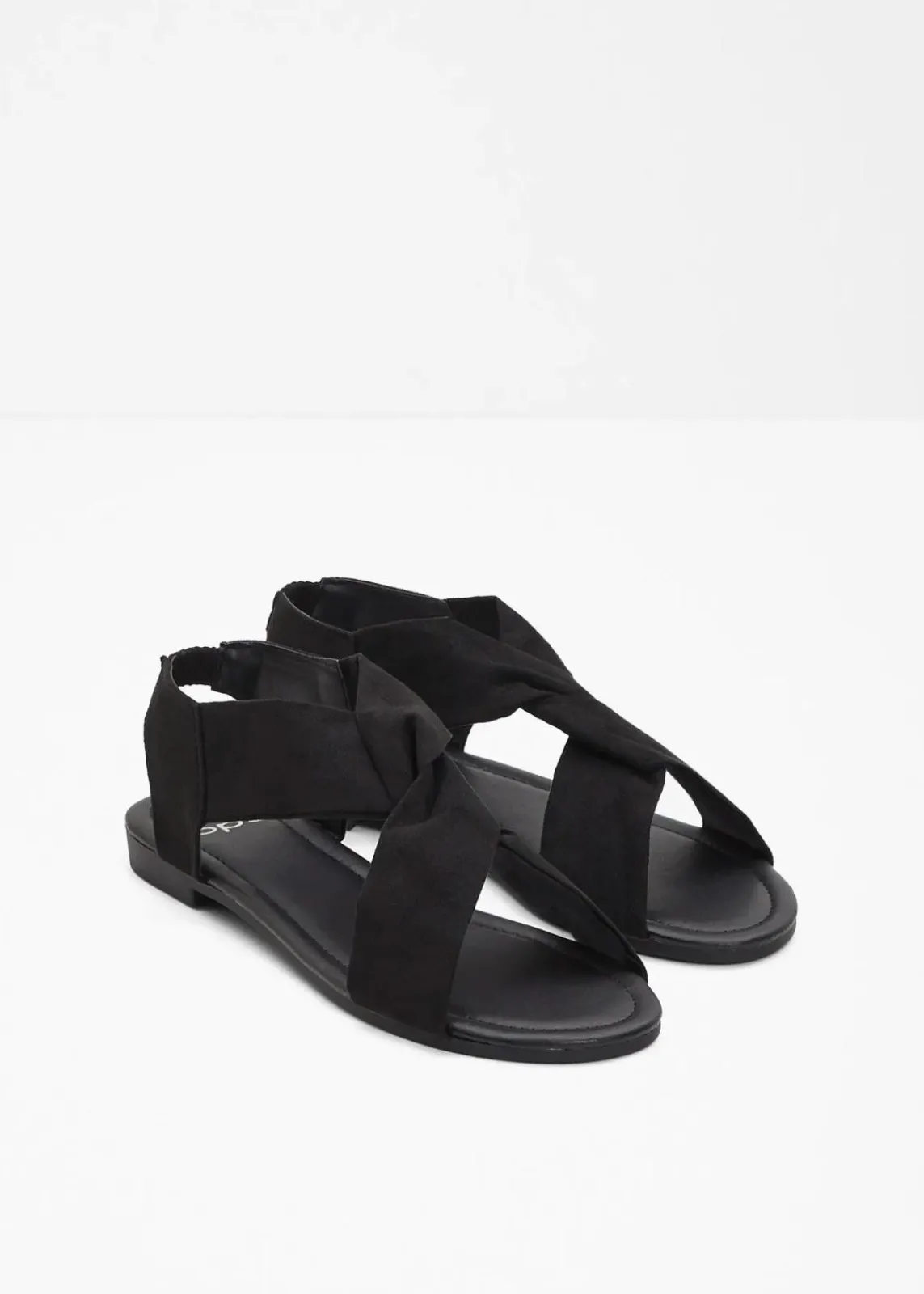 bonprix Sommerschuhe|Schuhe & Accessoires In Spezialgrößen·Schuhe In Übergröße^Sandalen mit flexiblen Riemen schwarz