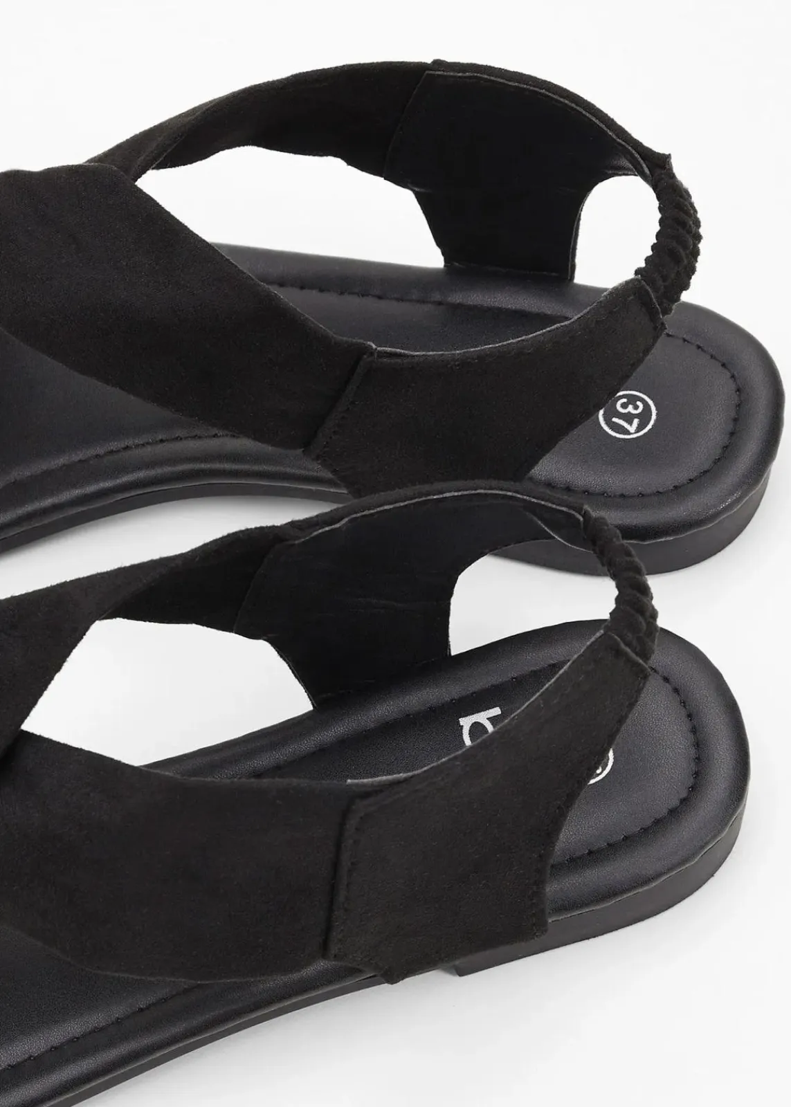 bonprix Sommerschuhe|Schuhe & Accessoires In Spezialgrößen·Schuhe In Übergröße^Sandalen mit flexiblen Riemen schwarz