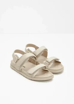 bonprix Sommerschuhe^Sandalen mit leicht geformtem Fußbett hellsand