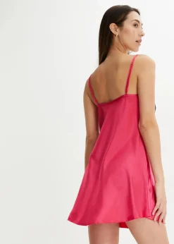 bonprix Corsagen & Negligés|Dessous^Satin Negligé fuchsia
