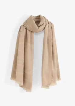 bonprix Schals & Tücher|Schuhe & Accessoires In Spezialgrößen·Tücher & Ponchos^Schal beige gestreift