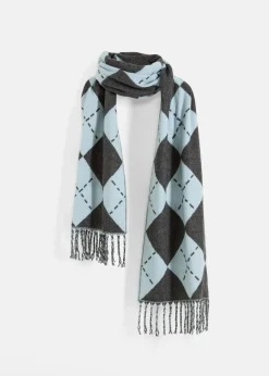 bonprix Schals & Tücher|Schuhe & Accessoires In Spezialgrößen·Tücher & Ponchos^Schal hellblau/grau meliert
