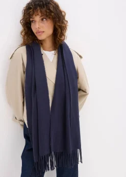 bonprix Schuhe & Accessoires In Spezialgrößen·Tücher & Ponchos|Schals & Tücher^Schal dunkelblau