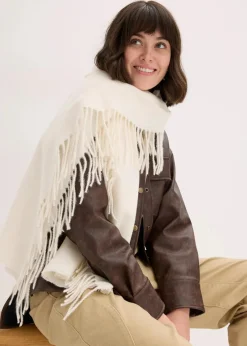 bonprix Schals & Tücher|Schuhe & Accessoires In Spezialgrößen·Tücher & Ponchos^Schal perlweiß