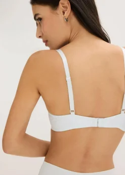 bonprix Wäsche·Basics|Wäsche·Große Cups D-H^Schalen BH mit Bügel cremeblau