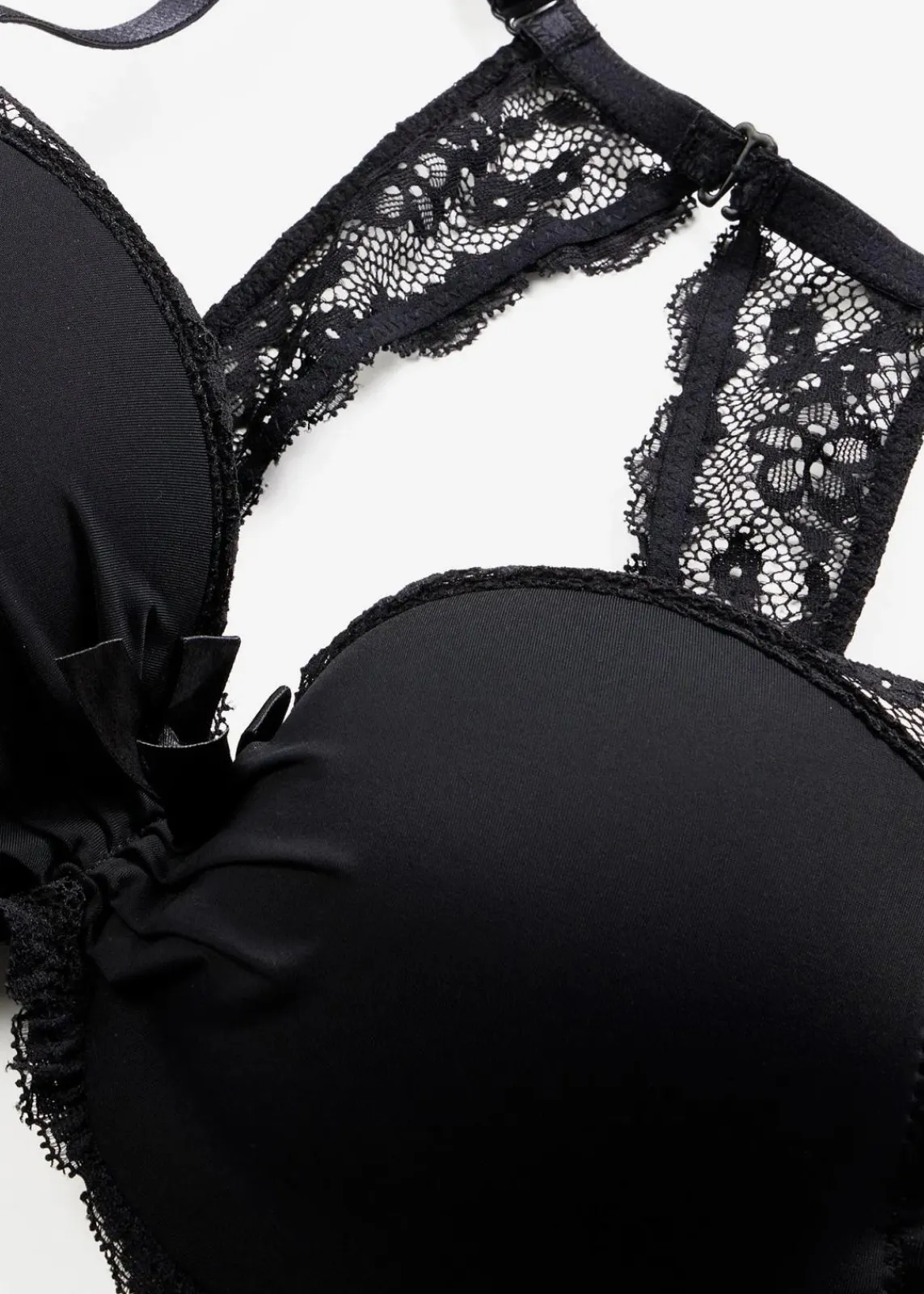 bonprix Wäsche·Dessous|Wäsche·Große Cups D-H^Schalen BH mit Bügel schwarz