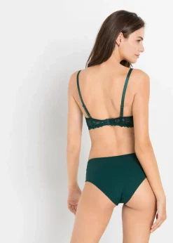 bonprix Große Cups D-H|Bhs^Schalen BH mit Bügel tiefgrün