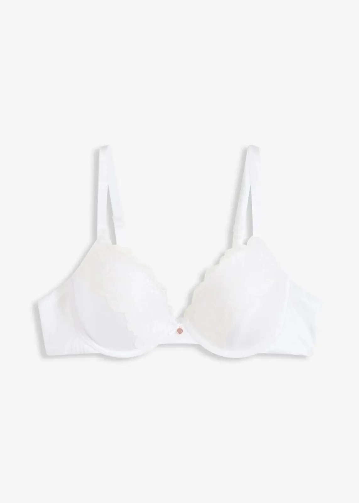 bonprix Große Cups D-H|Bhs^Schalen BH mit Glanzeffekt weiß