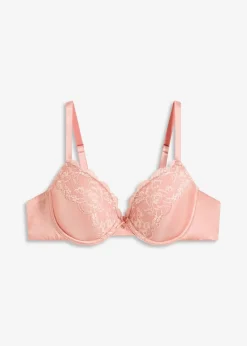 bonprix Große Cups D-H|Bhs^Schalen BH mit Glanzeffekt antikrosa