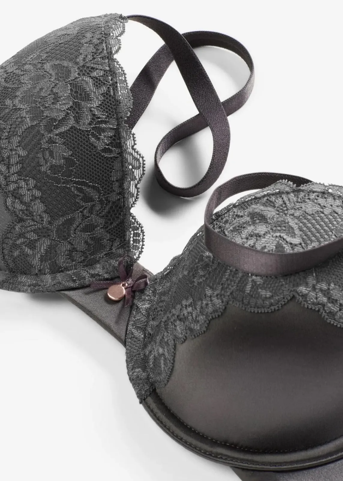 bonprix Bhs|Dessous^Schalen BH mit Glanzeffekt schiefergrau