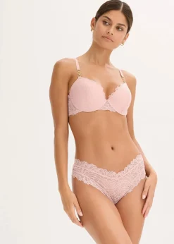 bonprix Große Cups D-H|Bhs^Schalen-BH aus Spitze hellrosa