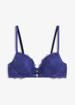 bonprix Große Cups D-H|Nachhaltigere Materialien^Schalen-BH mit Schmuckdetails dunkelpazifik