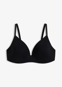 bonprix Nachhaltigere Materialien|Bhs^Schalen-BH ohne Bügel mit Bio-Baumwolle schwarz