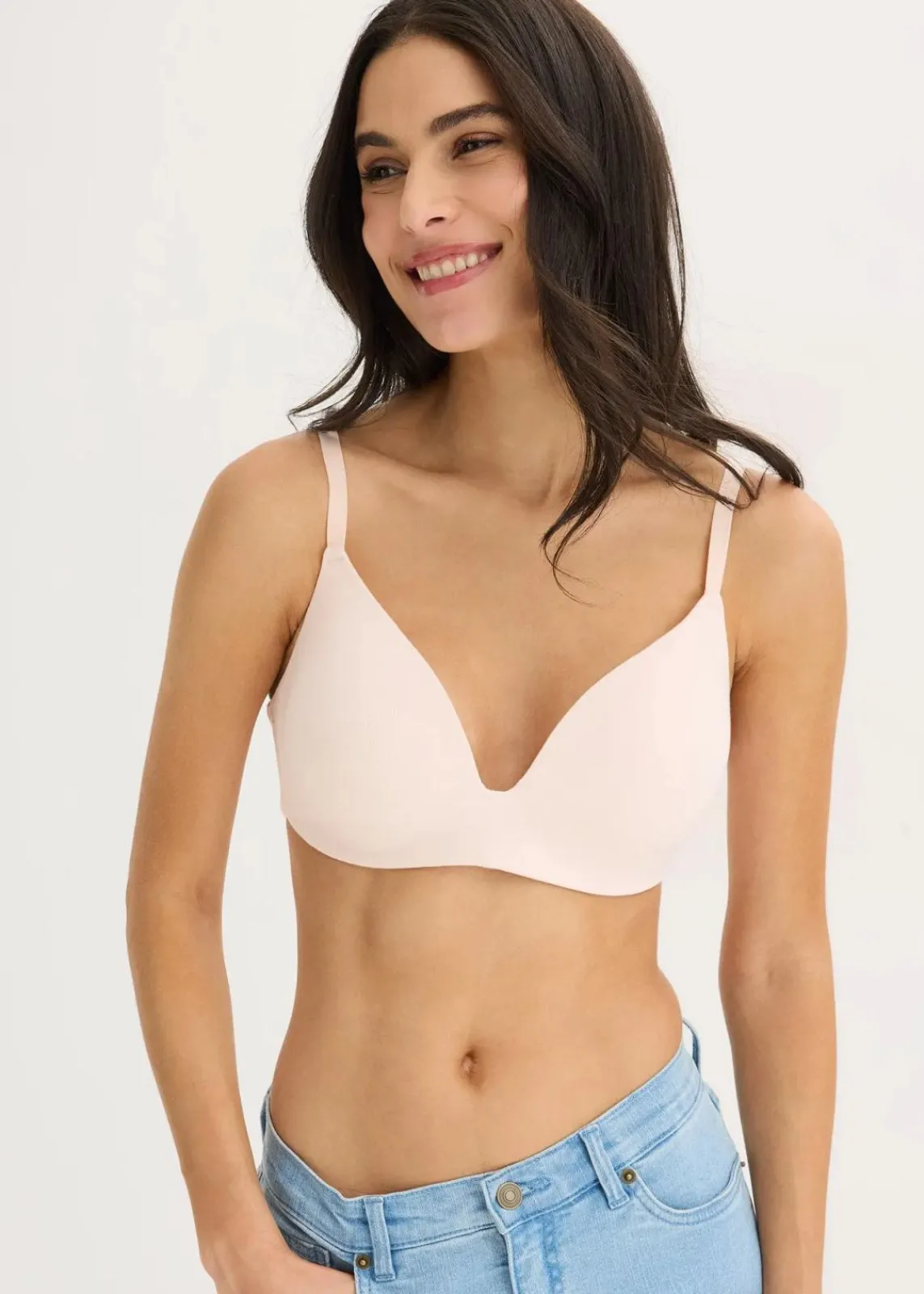 bonprix Nachhaltigere Materialien|Bhs^Schalen-BH ohne Bügel mit Bio-Baumwolle seidenrosa