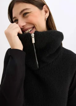 bonprix Schals & Tücher|Schuhe & Accessoires In Spezialgrößen·Tücher & Ponchos^Schalkragen schwarz