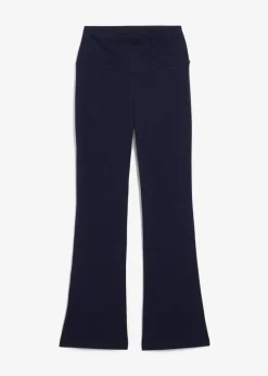 bonprix Nachhaltigere Materialien|Hosen^Schlaghose aus Bio-Baumwolle mit Stretch dunkelblau