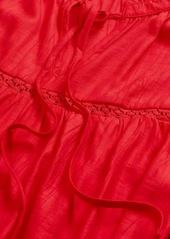 bonprix Bekleidung·Jacken & Mäntel|Blusen & Tuniken^Schlupfbluse aus feinem Viskose-Mix lavarot