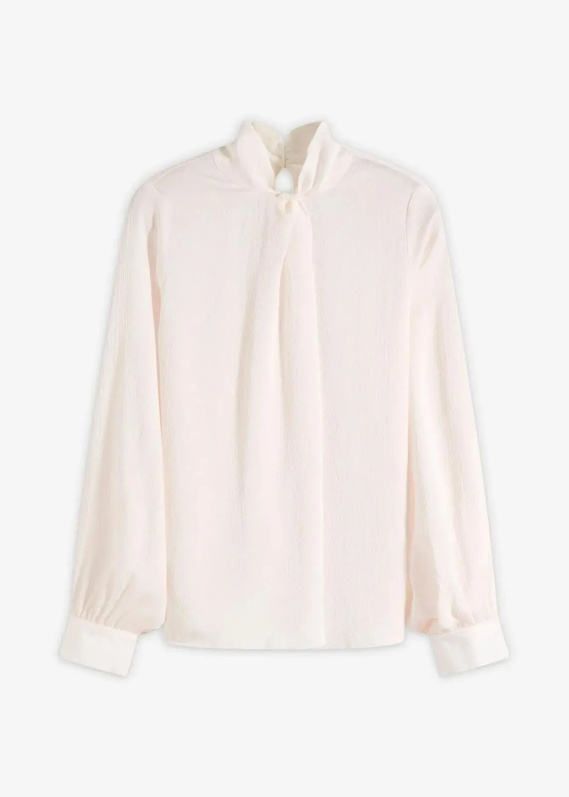 bonprix Bekleidung·Jacken & Mäntel|Blusen & Tuniken^Schlupfbluse aus fließendem Satin perlweiß