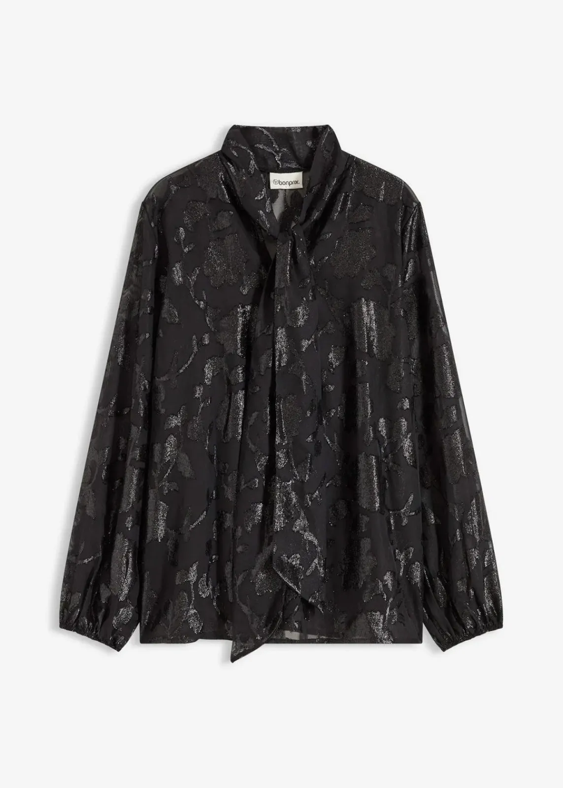 bonprix Bekleidung·Jacken & Mäntel|Festliche Mode^Schlupfbluse mit Stickerei schwarz