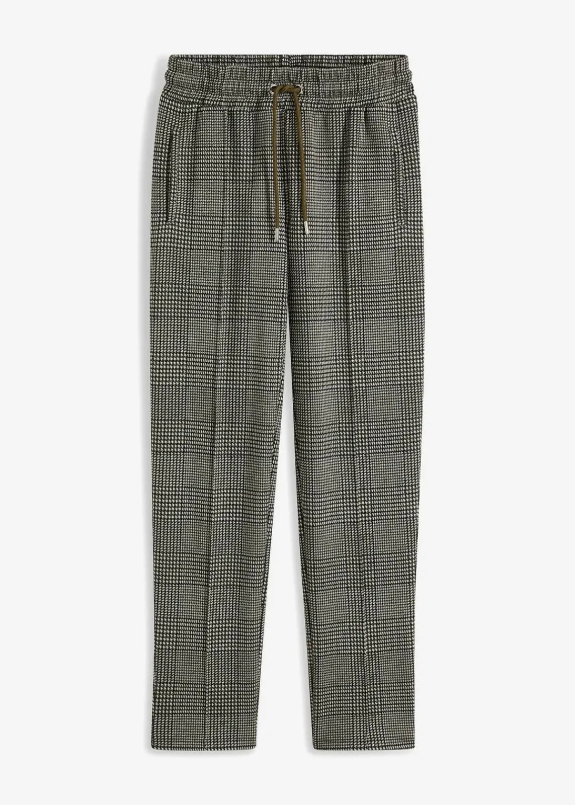 bonprix Bekleidung·Kleider|Hosen^Schlupfhose oliv kariert