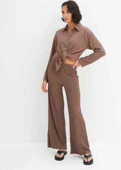 bonprix Nachhaltigere Materialien|Hosen^Schlupfhose matt braun