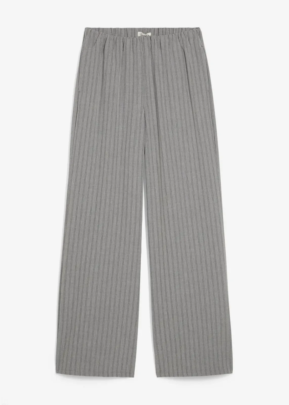 bonprix Bekleidung·Kleider|Hosen^Schlupfhose aus fließender Qualität grau/schiefergrau/weiß gestreift