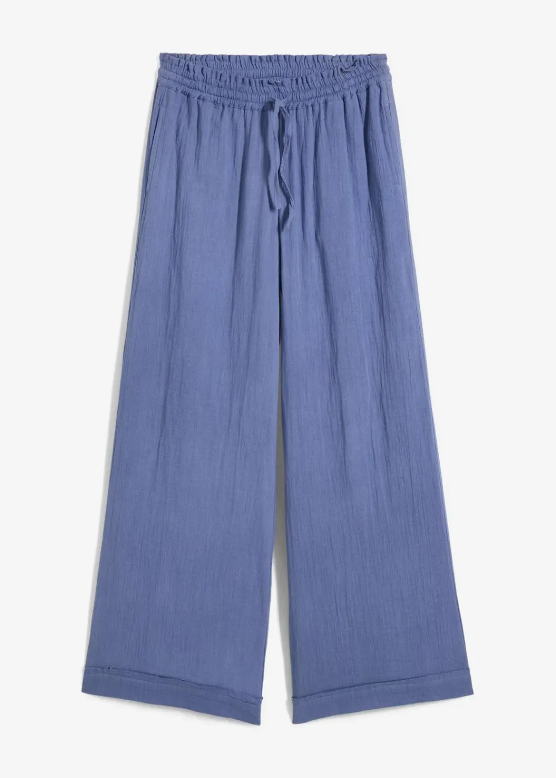 bonprix Zweiteiler & Sets|Hosen^Schlupfhose aus luftigem Musselin jeansblau