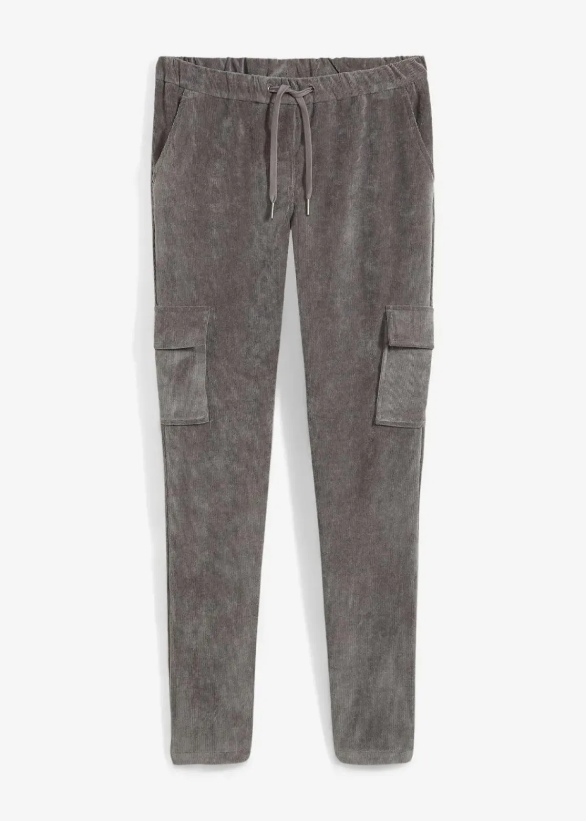 bonprix Hosen|Bekleidung·Kleider^Schlupfhose aus Samt-Cord rauchgrau