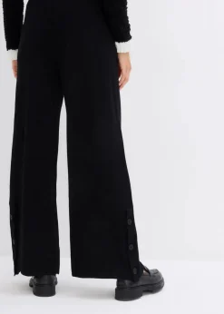 bonprix Bekleidung·Kleider|Hosen^Schlupfhose aus softem Viskose-Mix schwarz