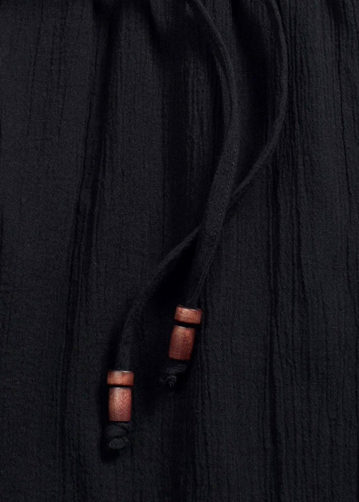 bonprix Hosen^Schlupfhose aus strukturiertem Crinkle schwarz