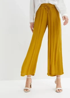bonprix Nachhaltigere Materialien|Hosen^Schlupfhose aus Viskose dunkelgelb