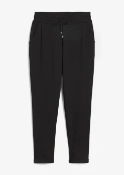bonprix Hosen|Bekleidung·Kleider^Schlupfhose aus Viskose-Mix schwarz