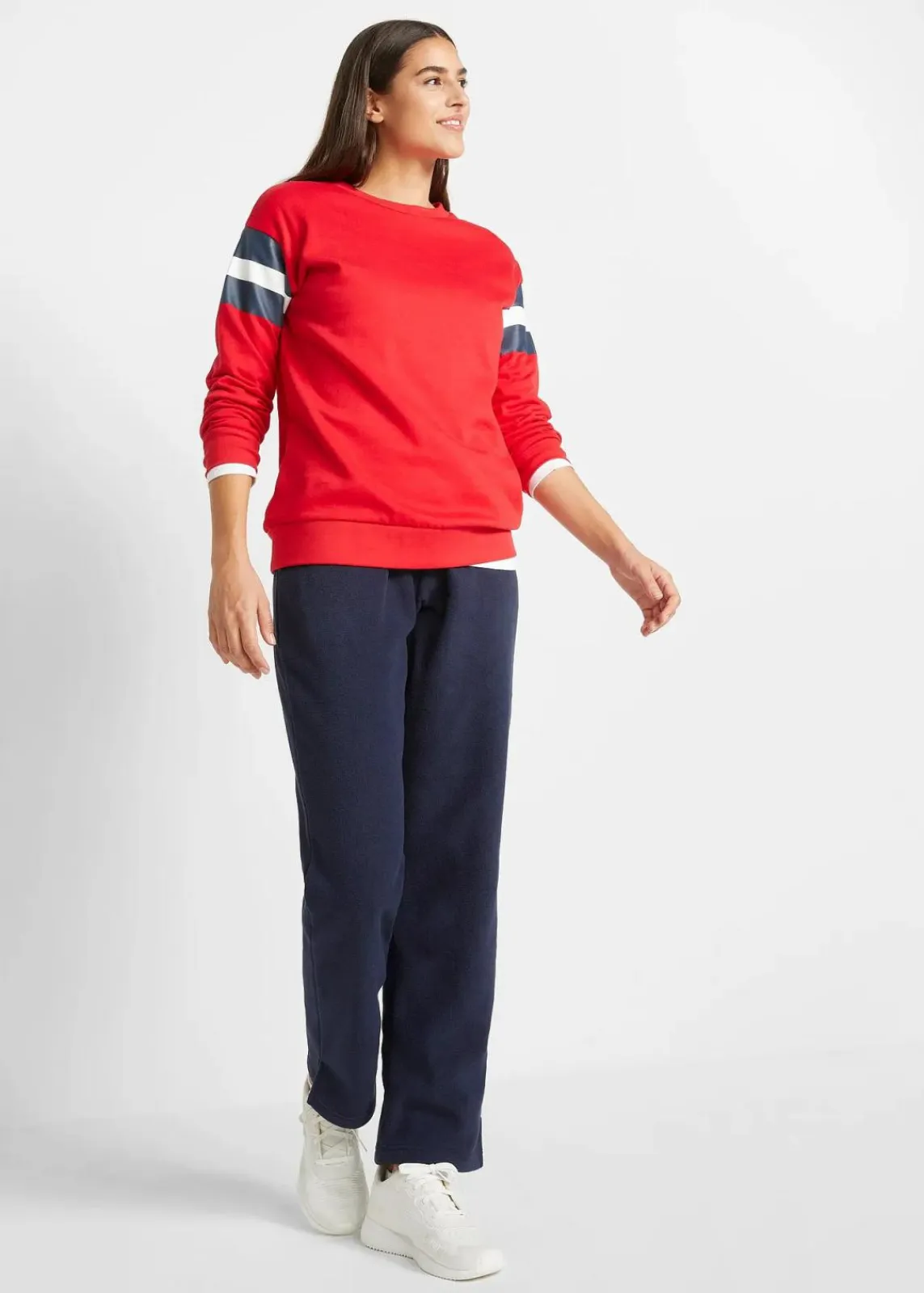 bonprix Hosen|Sweat^Schlupfhose mit Bequembund dunkelblau