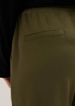 bonprix Bekleidung·Kleider|Hosen^Schlupfhose mit Biese dunkeloliv