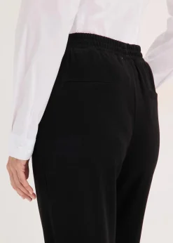 bonprix Hosen|Bekleidung·Kleider^Schlupfhose mit Biese schwarz