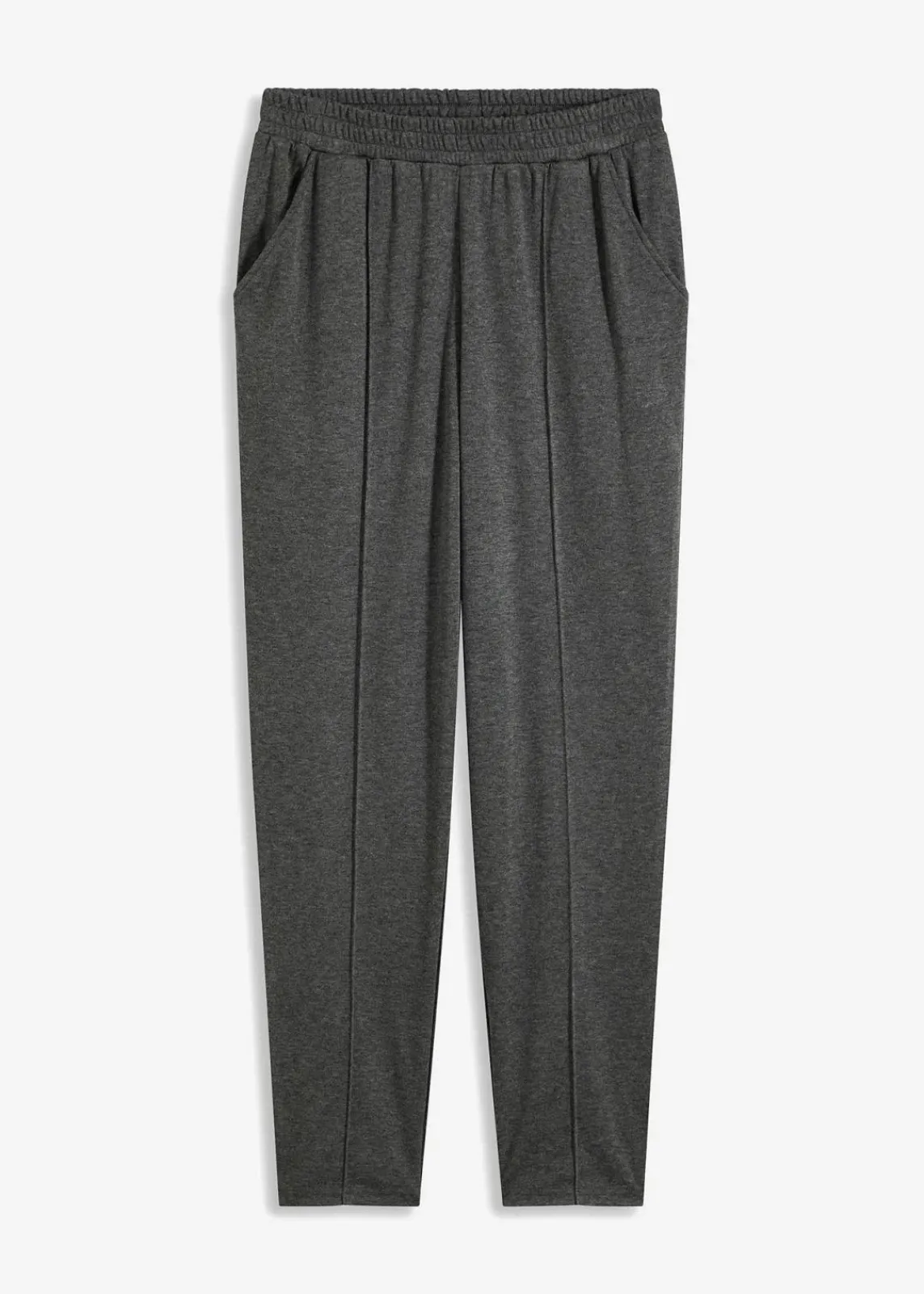 bonprix Hosen|Bekleidung·Kleider^Schlupfhose mit Biese grau meliert