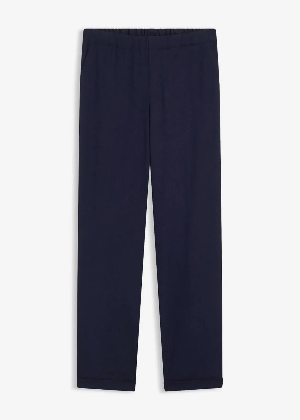 bonprix Bekleidung·Kleider|Hosen^Schlupfhose mit Umschlag dunkelblau