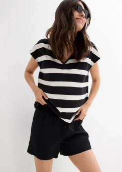 bonprix Bekleidung·Outdoorbekleidung|Bekleidung·Kleider^Schlupf-Shorts schwarz