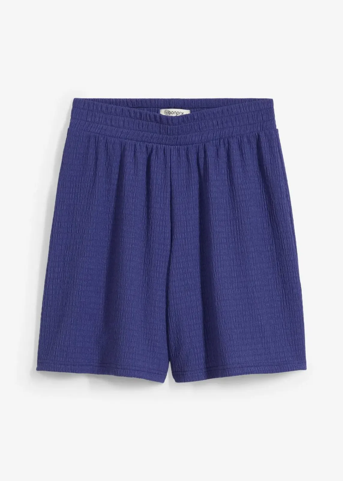bonprix Hosen|Zweiteiler & Sets^Schlupf-Shorts aus Borkencrepe dunkelpazifik