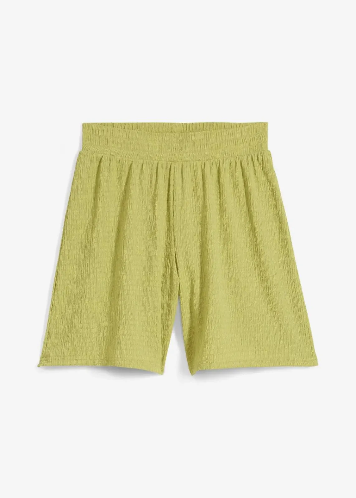 bonprix Bekleidung·Outdoorbekleidung|Bekleidung·Kleider^Schlupf-Shorts aus Borkencrepe mattpistazie