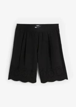 bonprix Bekleidung·Outdoorbekleidung|Bekleidung·Kleider^Schlupf-Shorts aus reiner Baumwolle schwarz