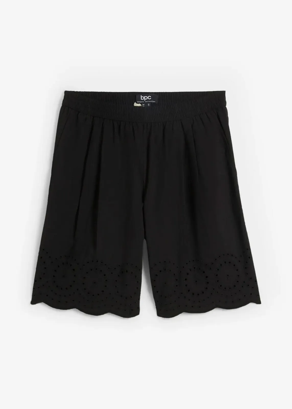 bonprix Bekleidung·Outdoorbekleidung|Bekleidung·Kleider^Schlupf-Shorts aus reiner Baumwolle schwarz