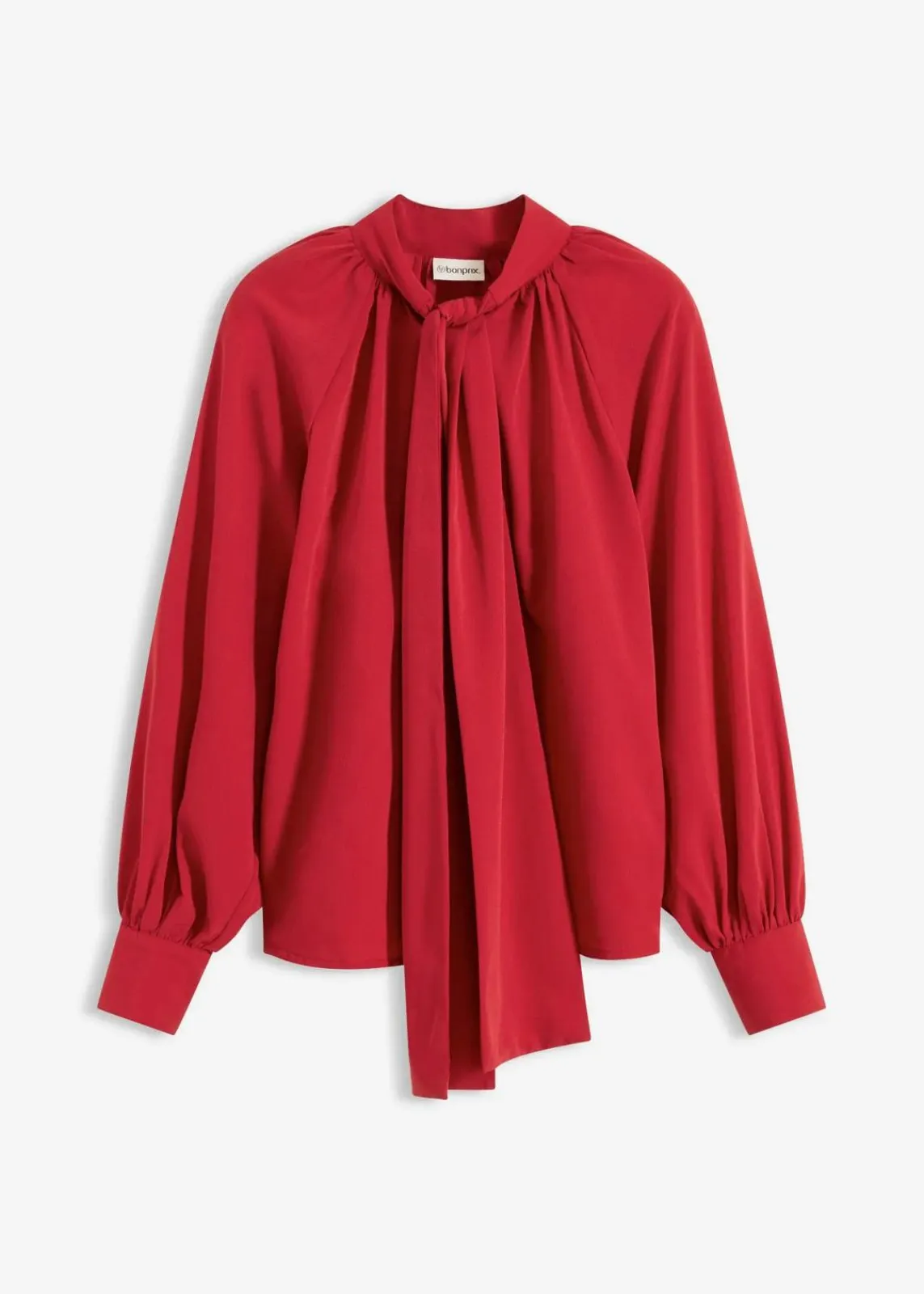 bonprix Bekleidung·Jacken & Mäntel|Nachhaltigere Materialien^Schluppenbluse chillirot