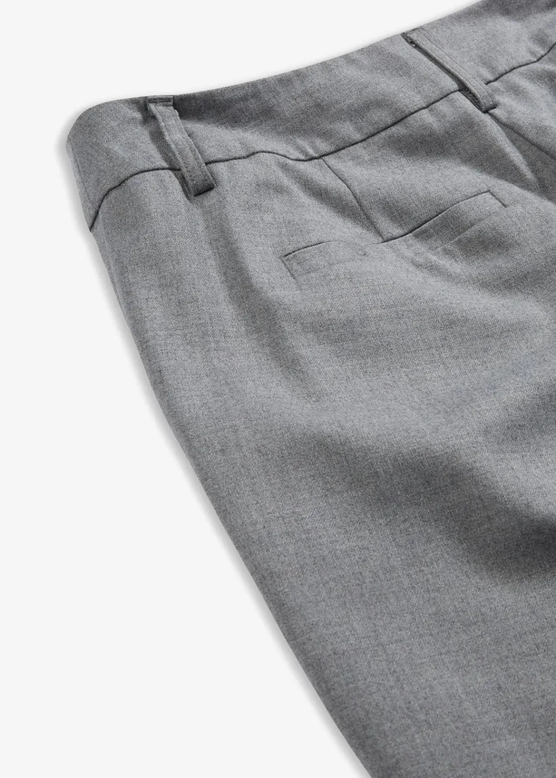 bonprix Bekleidung·Kleider|Hosen^Schmale Hose mit weichem Wollanteil grau meliert meliert