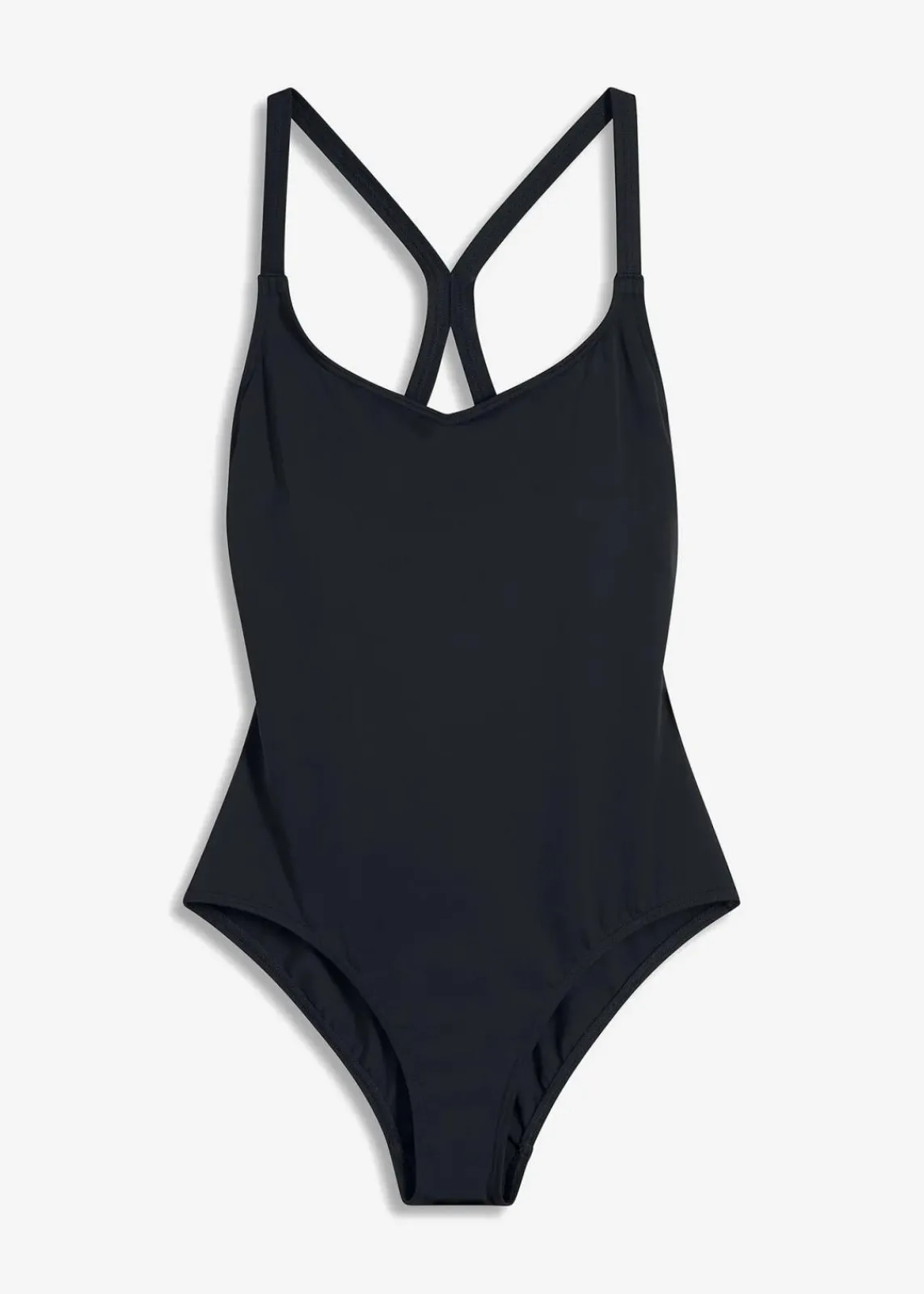 bonprix Nachhaltigere Materialien|Badeanzüge^Schnelltrocknender Sport-Badeanzug mit Racerback schwarz