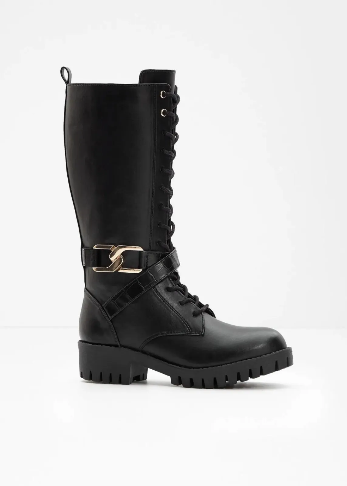 bonprix Stiefel^Schnürstiefel schwarz
