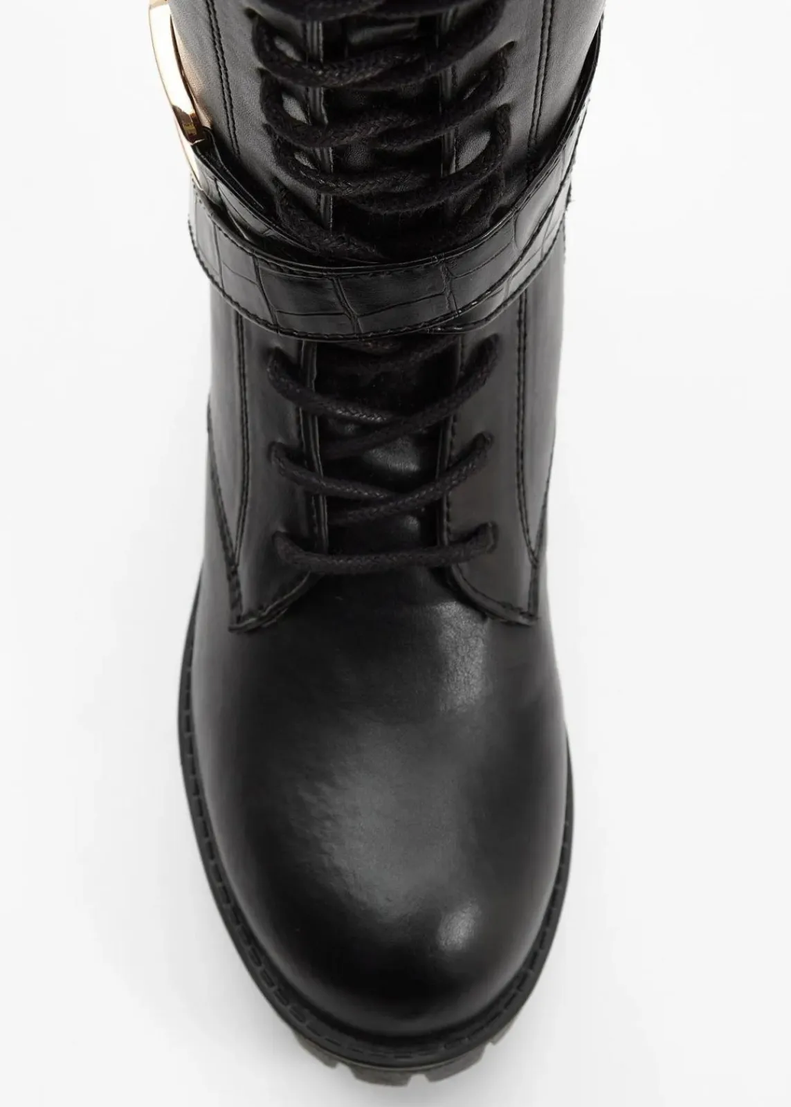 bonprix Stiefel^Schnürstiefel schwarz