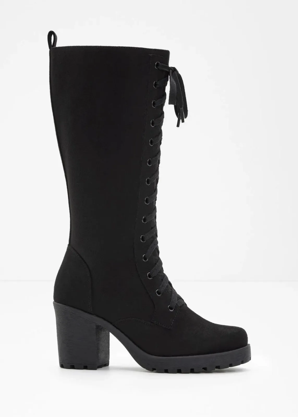 bonprix Stiefel^Schnürstiefel schwarz